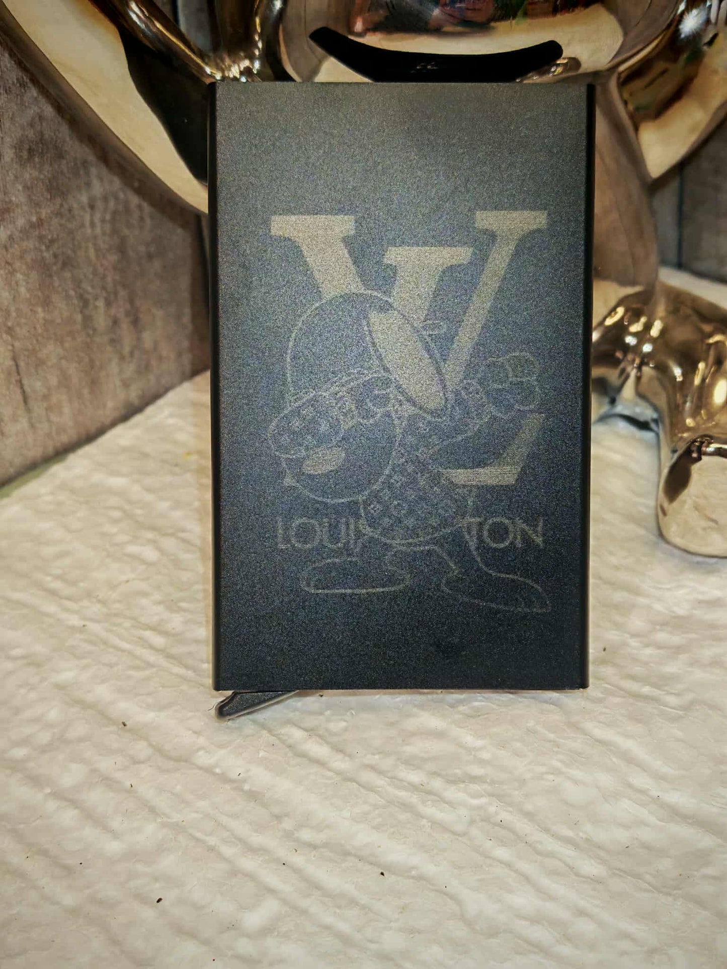 Porte cartes en métal