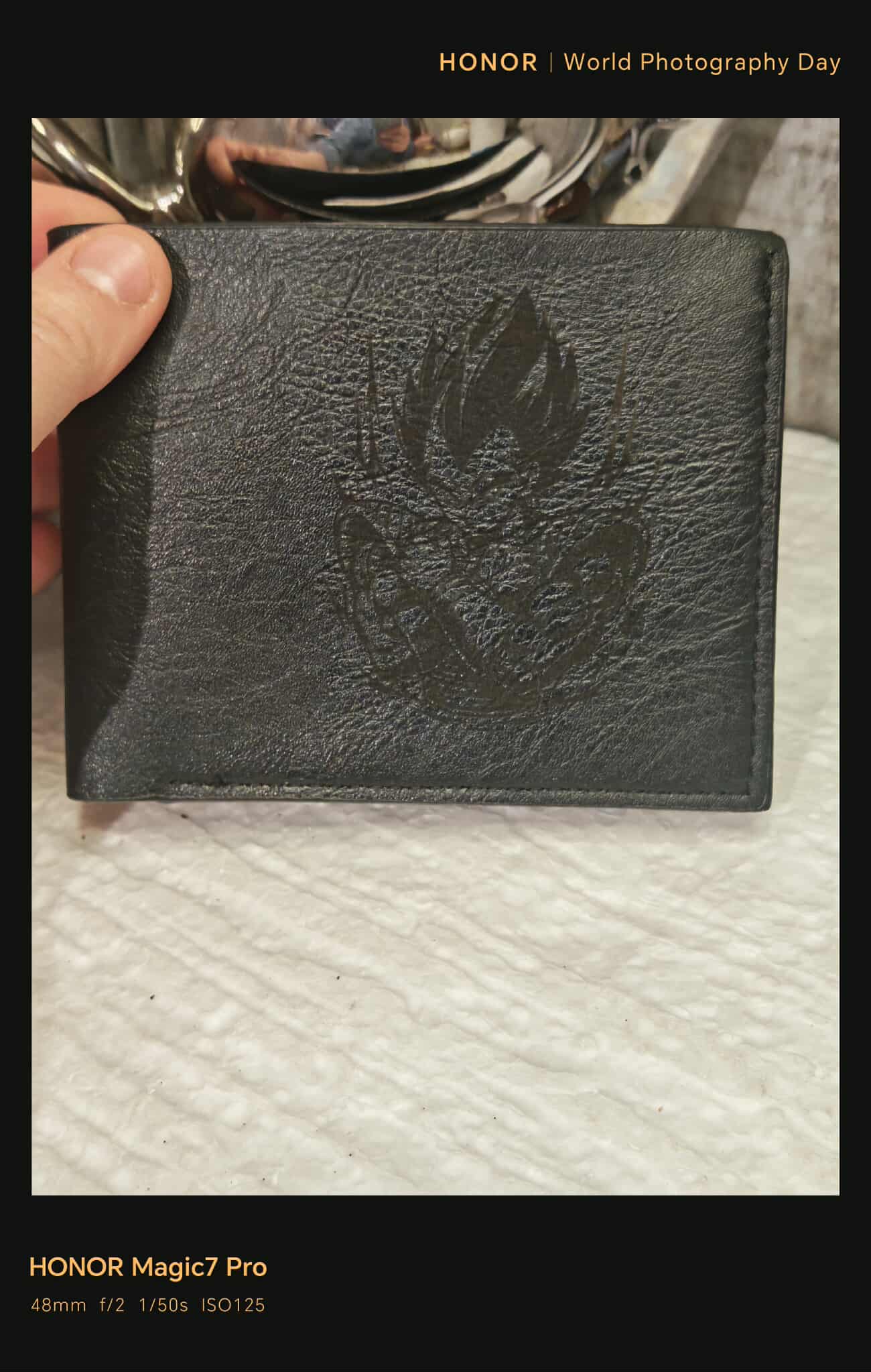 Portefeuille artisanal "Guerrier Légendaire"