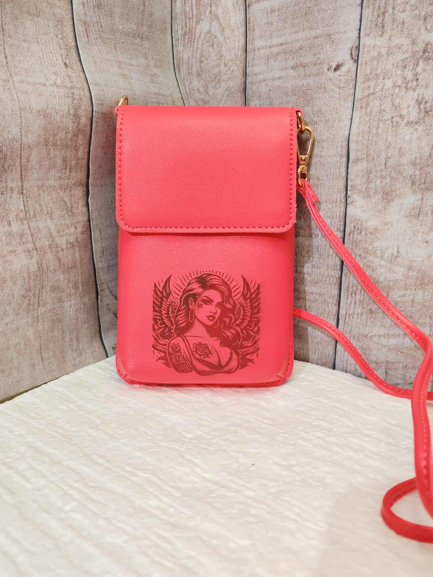 Joli sac bandoulière fait main – Avec sa gravure