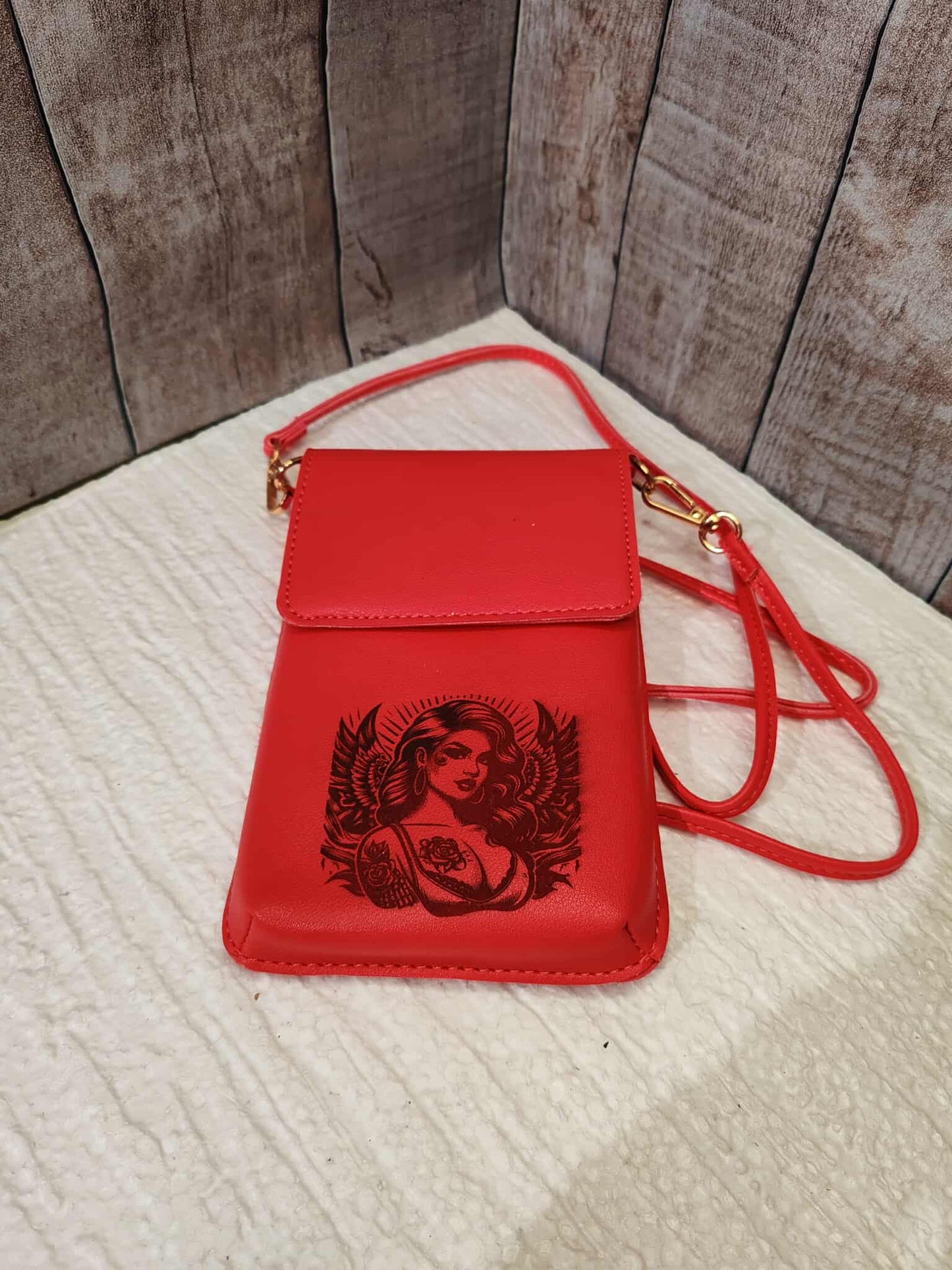 Joli sac bandoulière fait main – Avec sa gravure