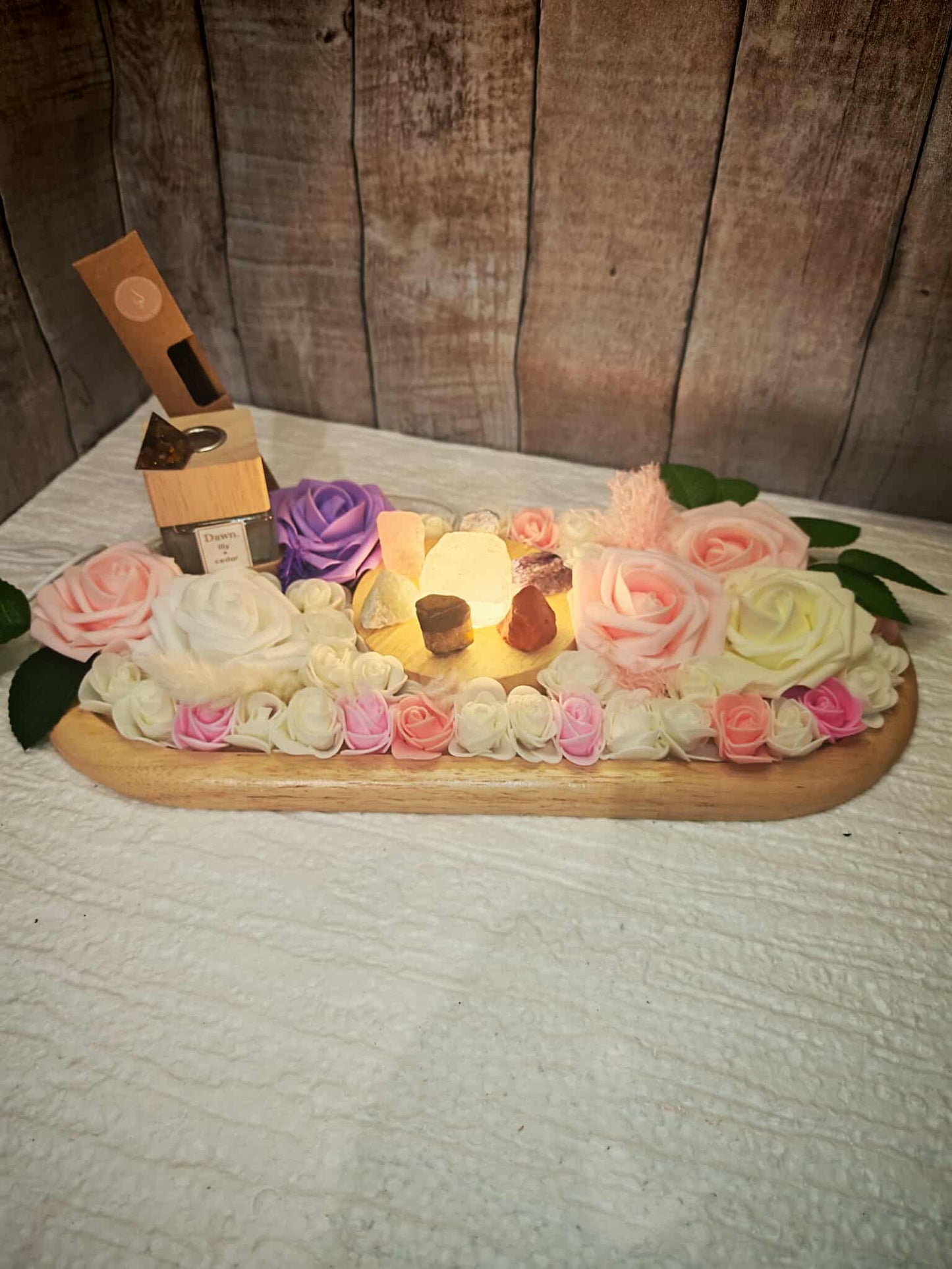 Élégance & Énergie – Plateau Bien-Être “Chakra Lumière”