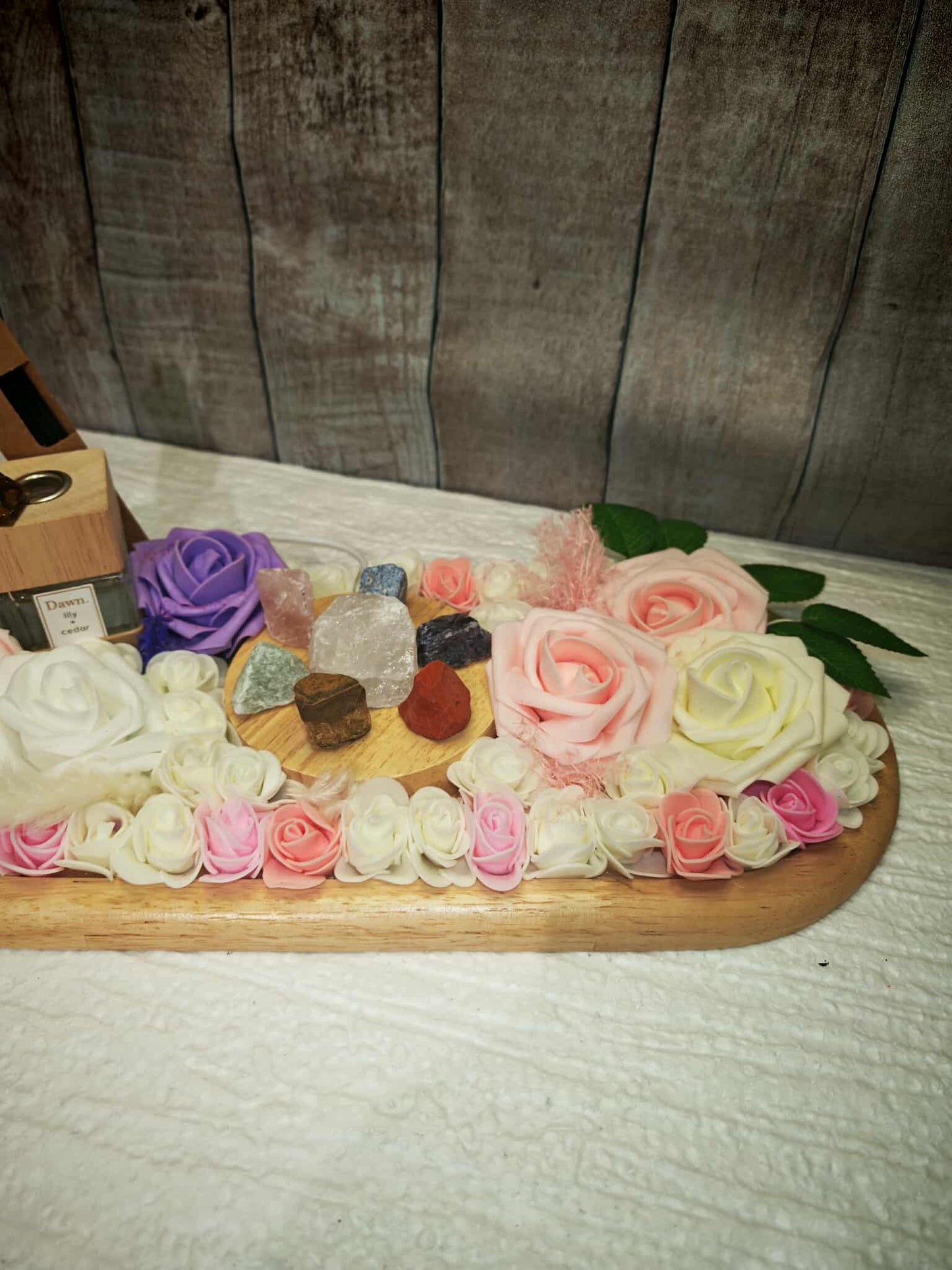 Élégance & Énergie – Plateau Bien-Être “Chakra Lumière”