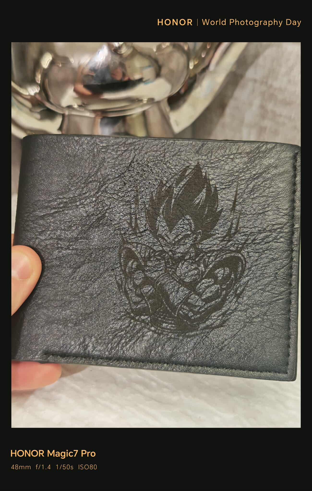 Portefeuille artisanal "Guerrier Légendaire"