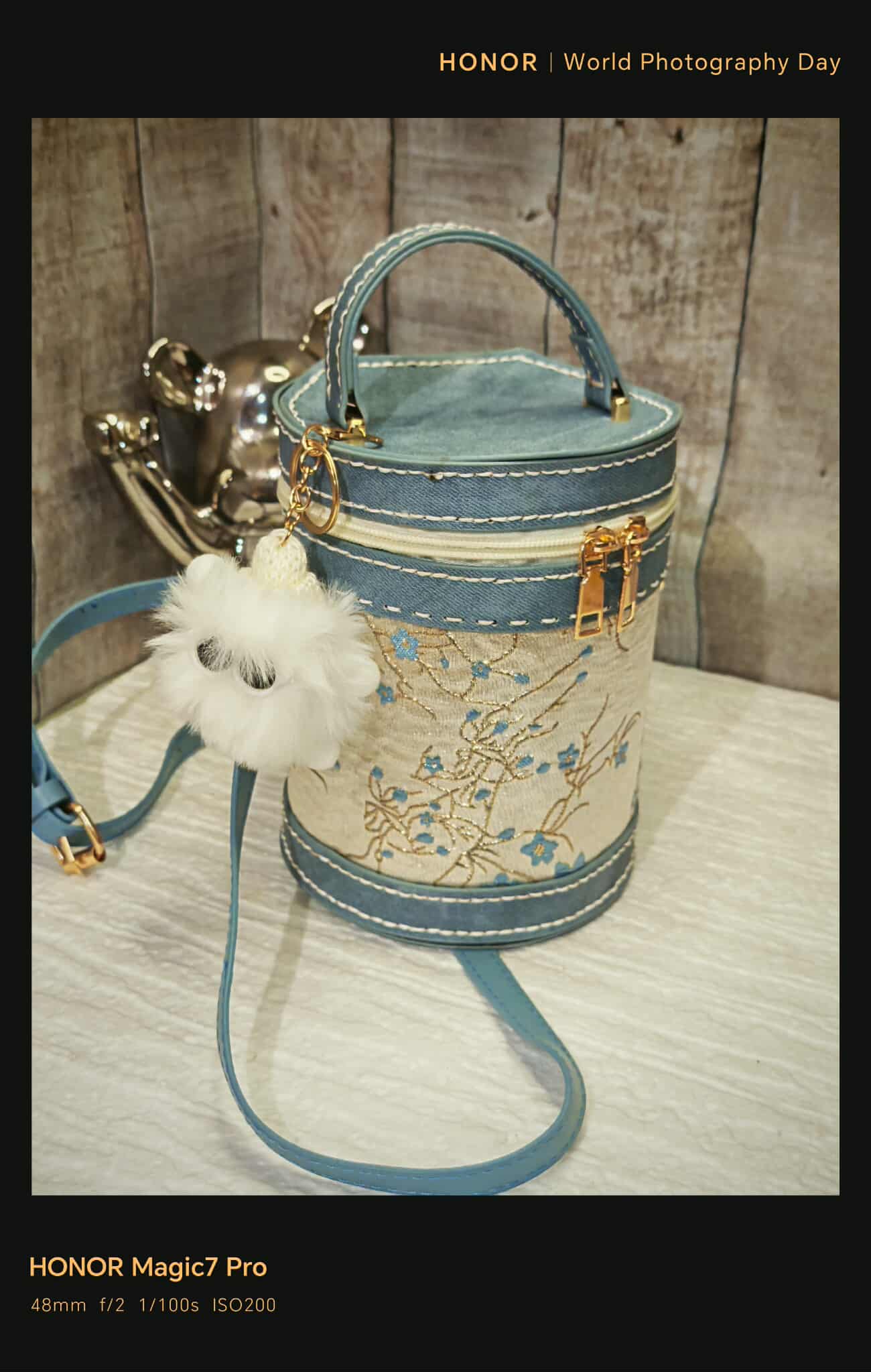 Sac Cylindrique brodé