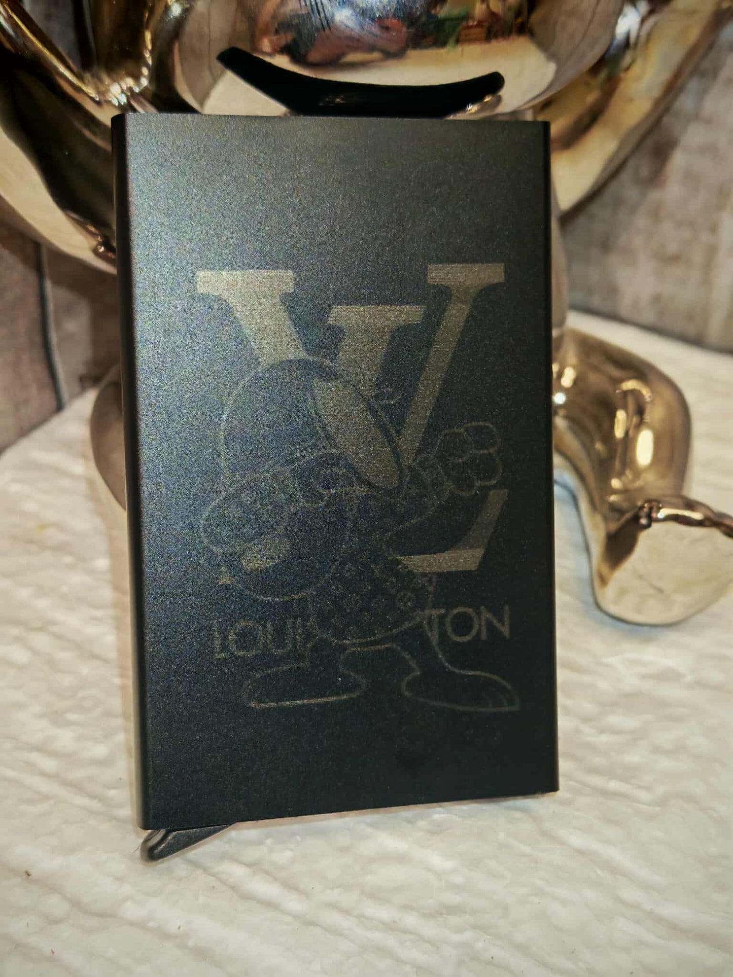 Porte cartes en métal