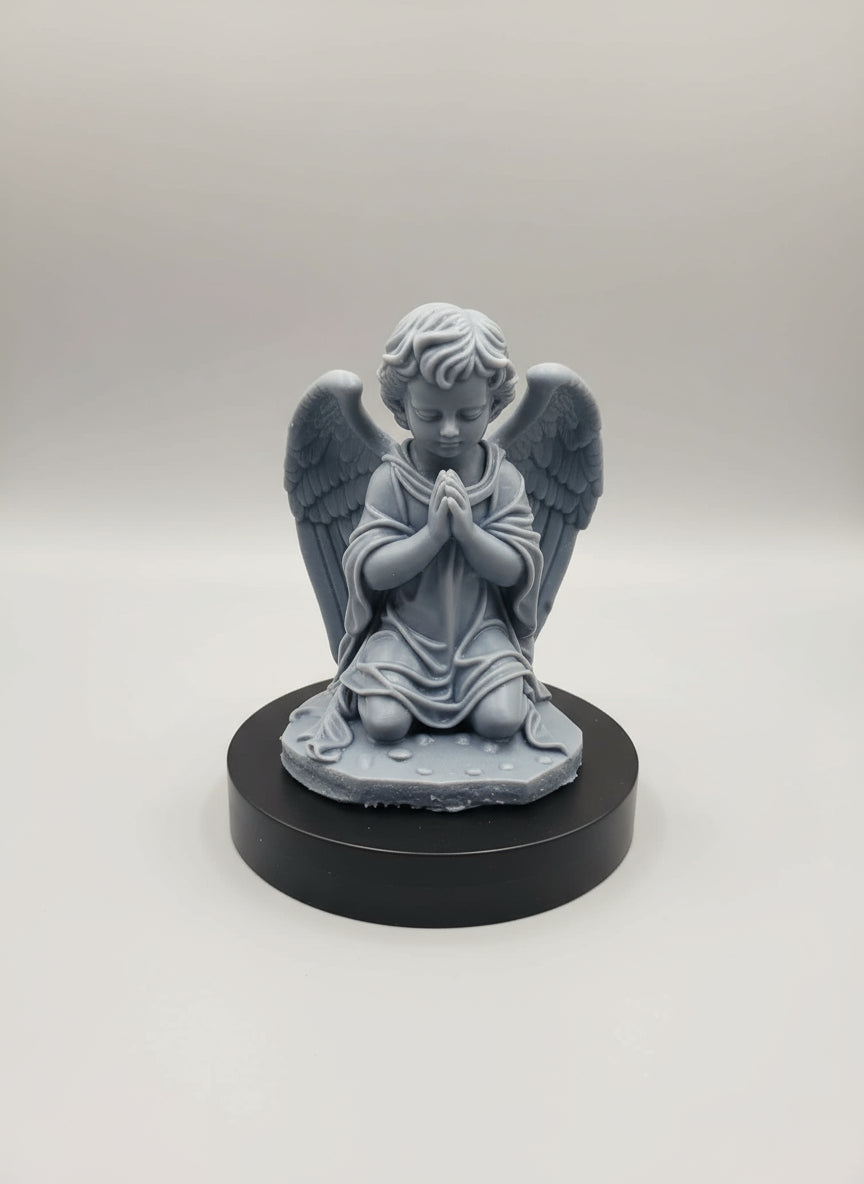 Ange en résine