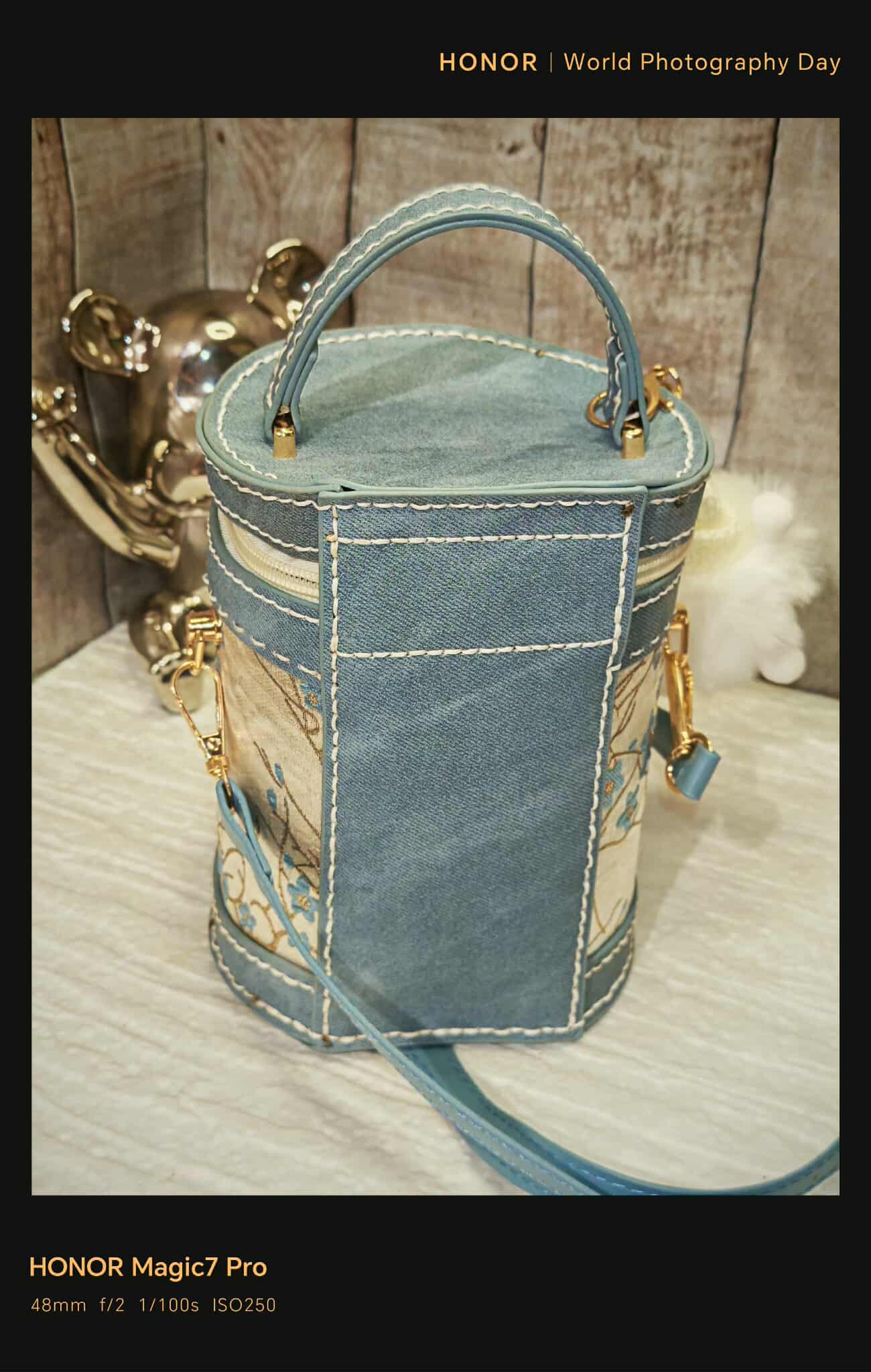 Sac Cylindrique brodé