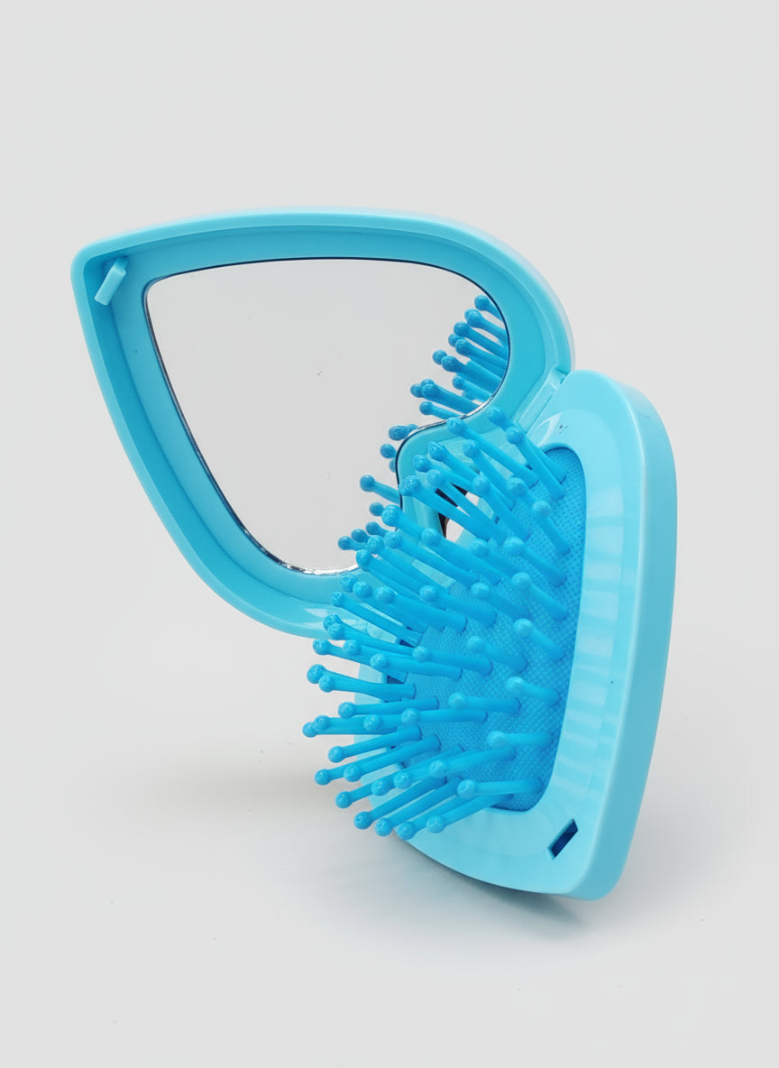 💎Miroir de poche avec brosse à cheveux intégrer 💎