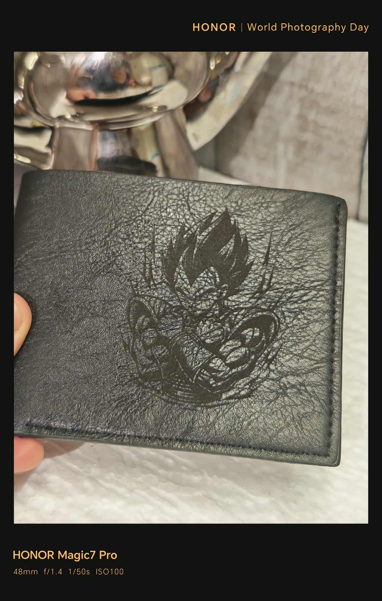 Portefeuille artisanal "Guerrier Légendaire"