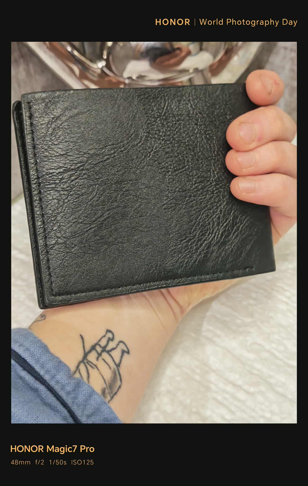 Portefeuille artisanal "Guerrier Légendaire"