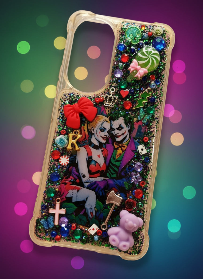 "Coque 'Mad Love' : L'Éclat du Chaos ! 💚❤️