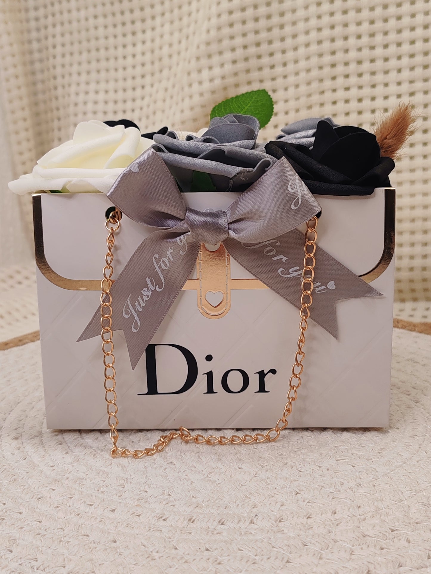 🌸 Box Florale “Sac à Main” – Création Artisanale Unique 🌸