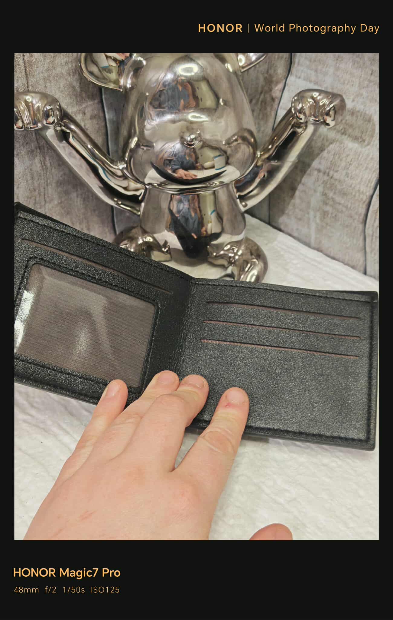 Portefeuille artisanal "Guerrier Légendaire"