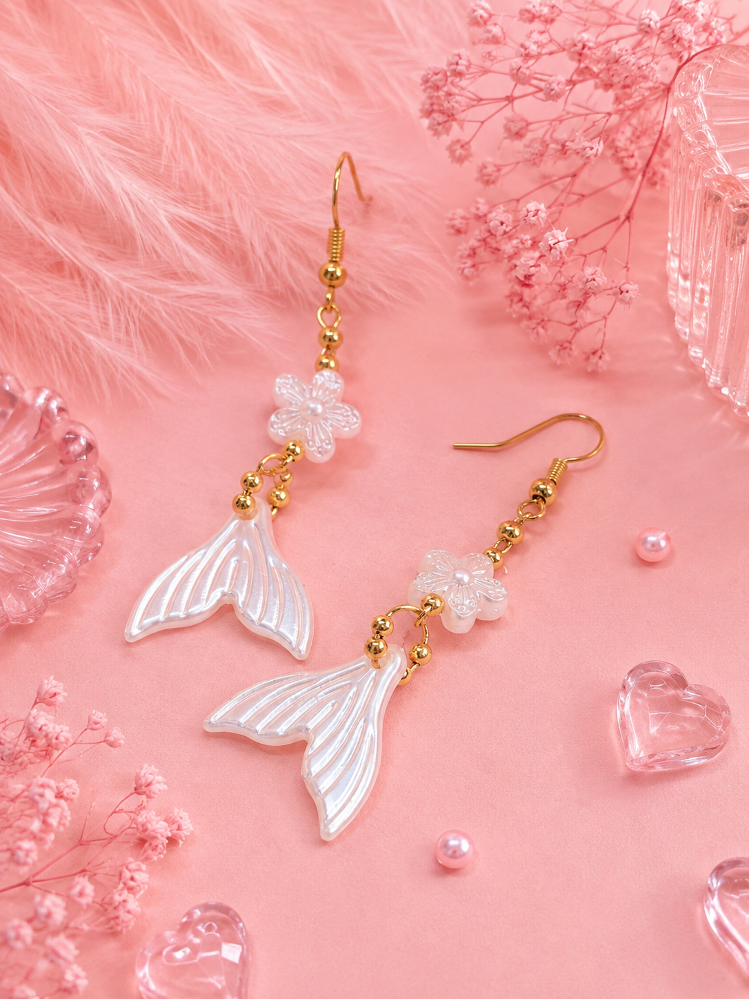 🧜‍♀️ Boucles d’oreilles Queue de Sirène ✨