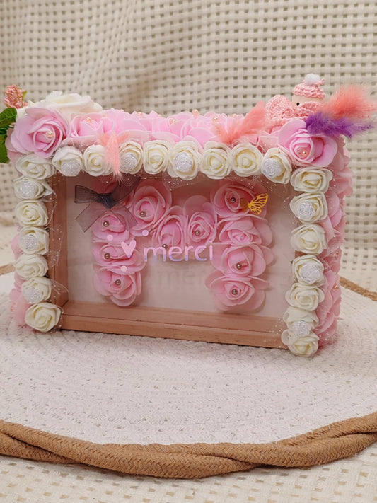 🌹 Joli Cadre Recouvert de Roses – Création Artisanale Unique 🌹